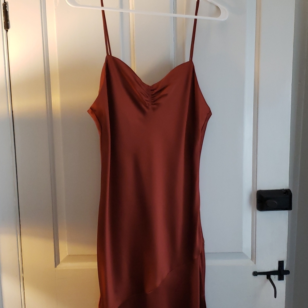 TOPSHOP size 8 satin dress